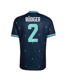 Billige Fotballdrakt Tyskland Antonio Rudiger #2 Replika Bortedrakt VM 2026 Kortermet Billige Fotballdrakt Tyskland Antonio Rudiger #2 Replika Bortedrakt VM 2026 Kortermet